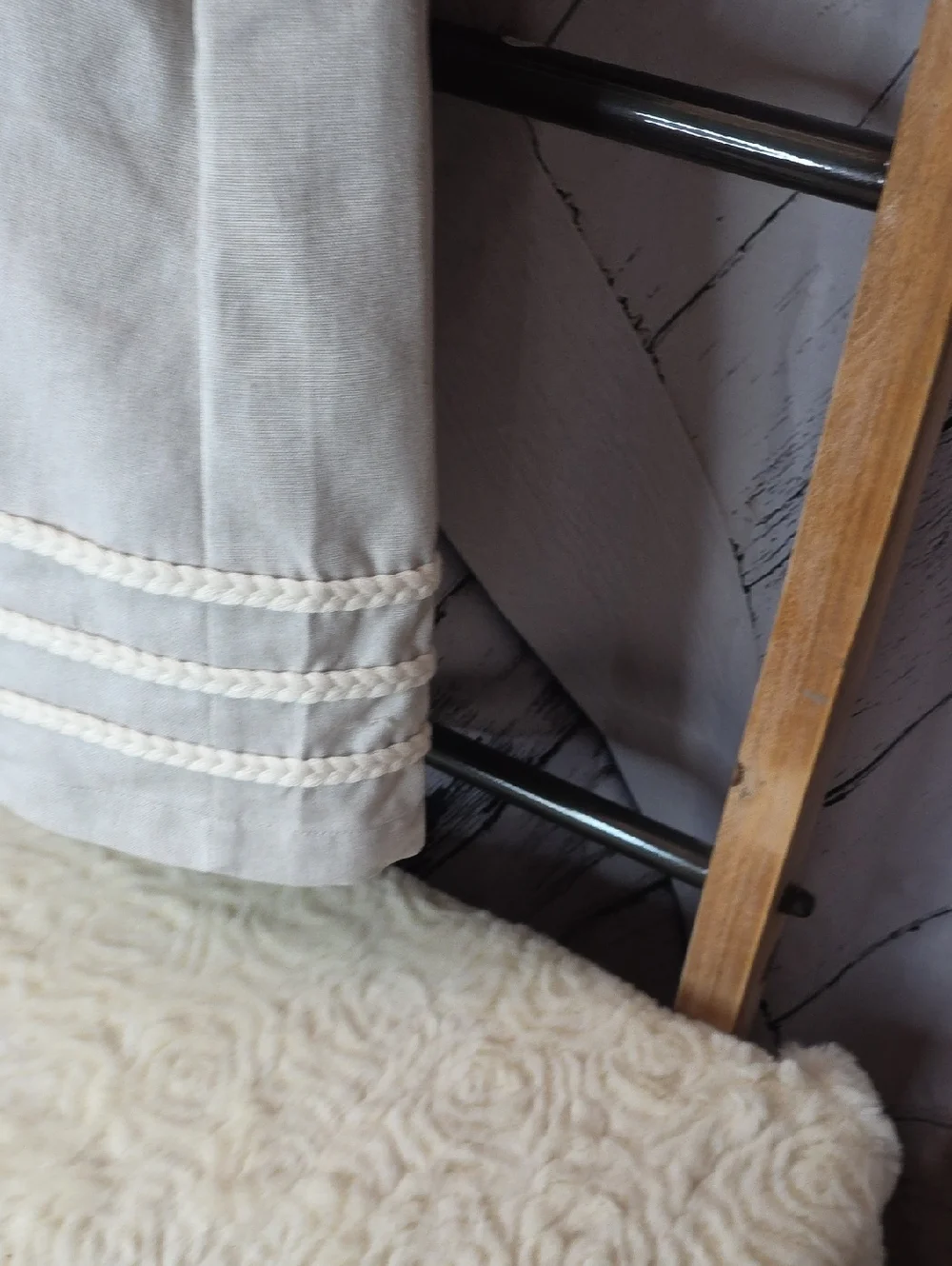 Tuckernuck Flax Brushed Canvas Sleeveless Charlie In Medium Tan W/cream Braiding - Picture 7 of 7